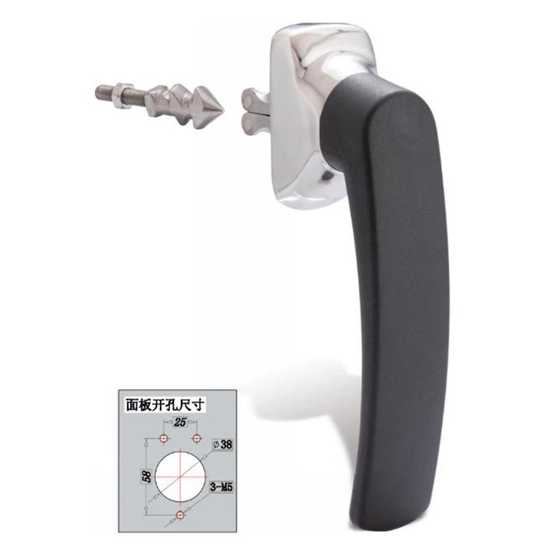 Collision Type Seafood Steam Box Door Handle Oven Hot-Blast Stove Knob Lock Cold Store Hinge Cabinet Kitchen Cookware