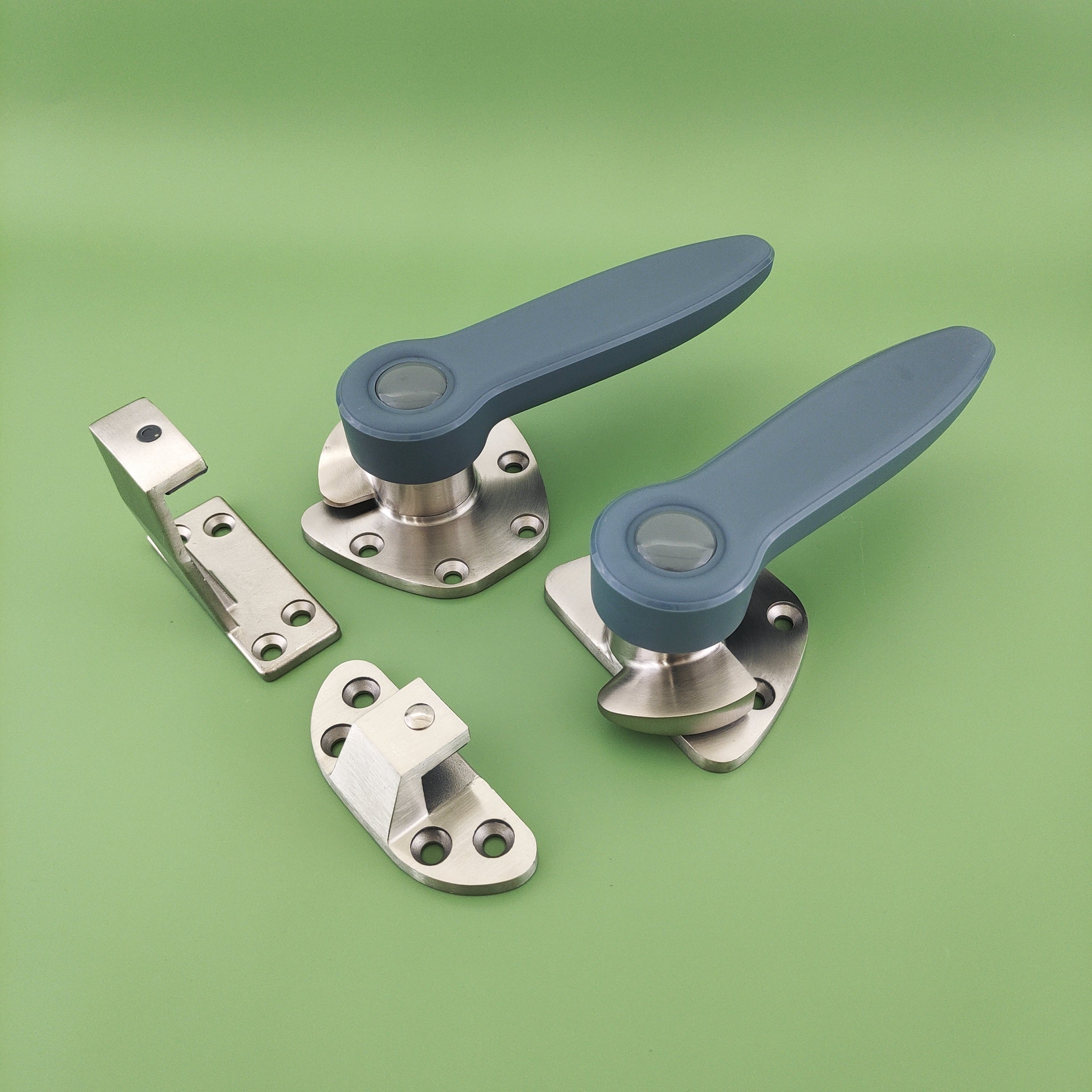 Stainless Steel Steam Box Door Handle Oven Knob Lock Cold Store Seafood Case Hinge Cabinet Pull Cookware Repair Part