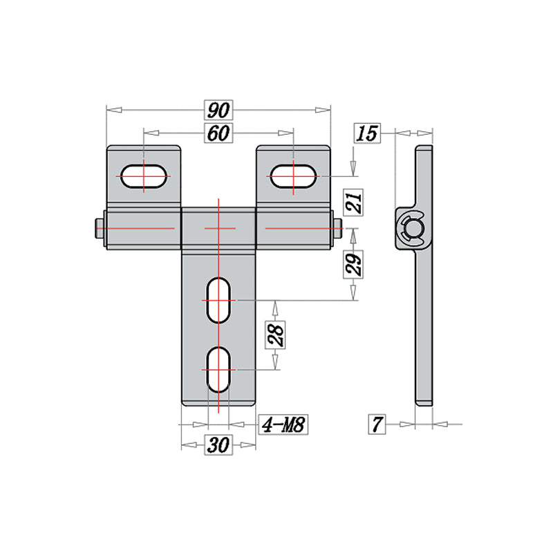 Widening And Thickening Stainless Steel Hinges Heavy-Duty Industrial Machinery Equipment Door Hinges Electrical Cabinet Hinges
