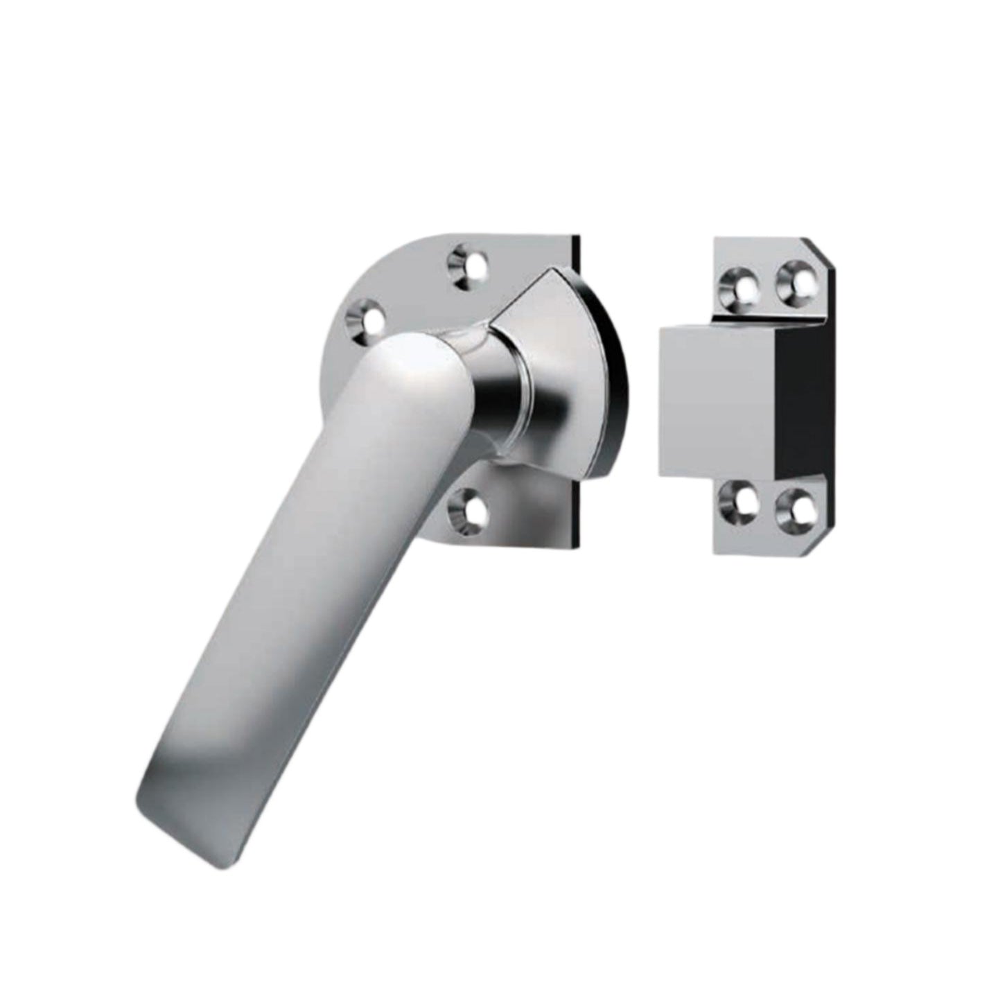Stainless Steel Steam Box Door Handle Seafood Case Knob Oven Lock Cold Store Hinge Cabinet Pull Cookware Repair Part