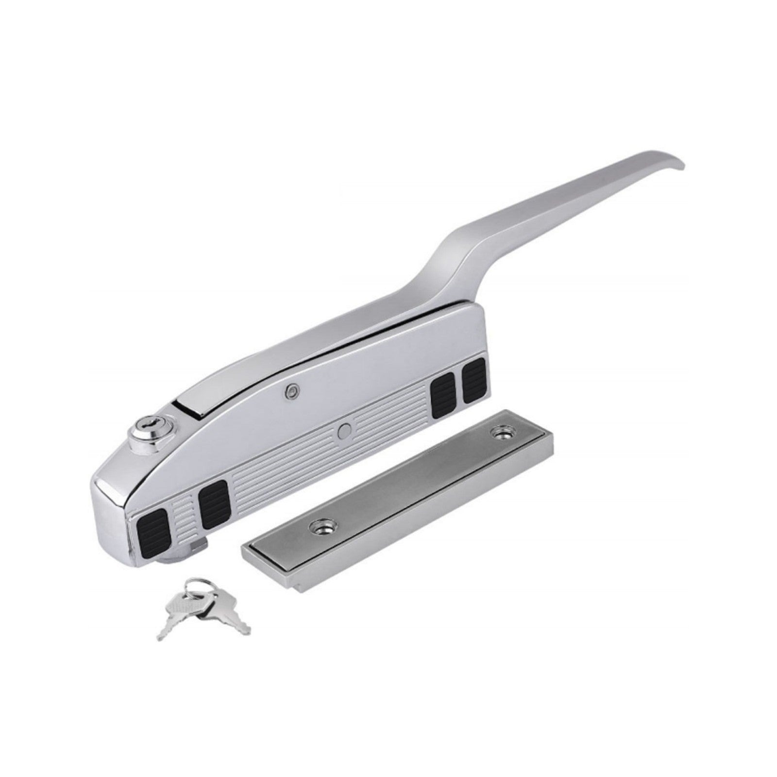 Adjustable Door Handle for Seafood Steaming Freezing Cabinet Box - Industrial Kitchen Equipment Lock