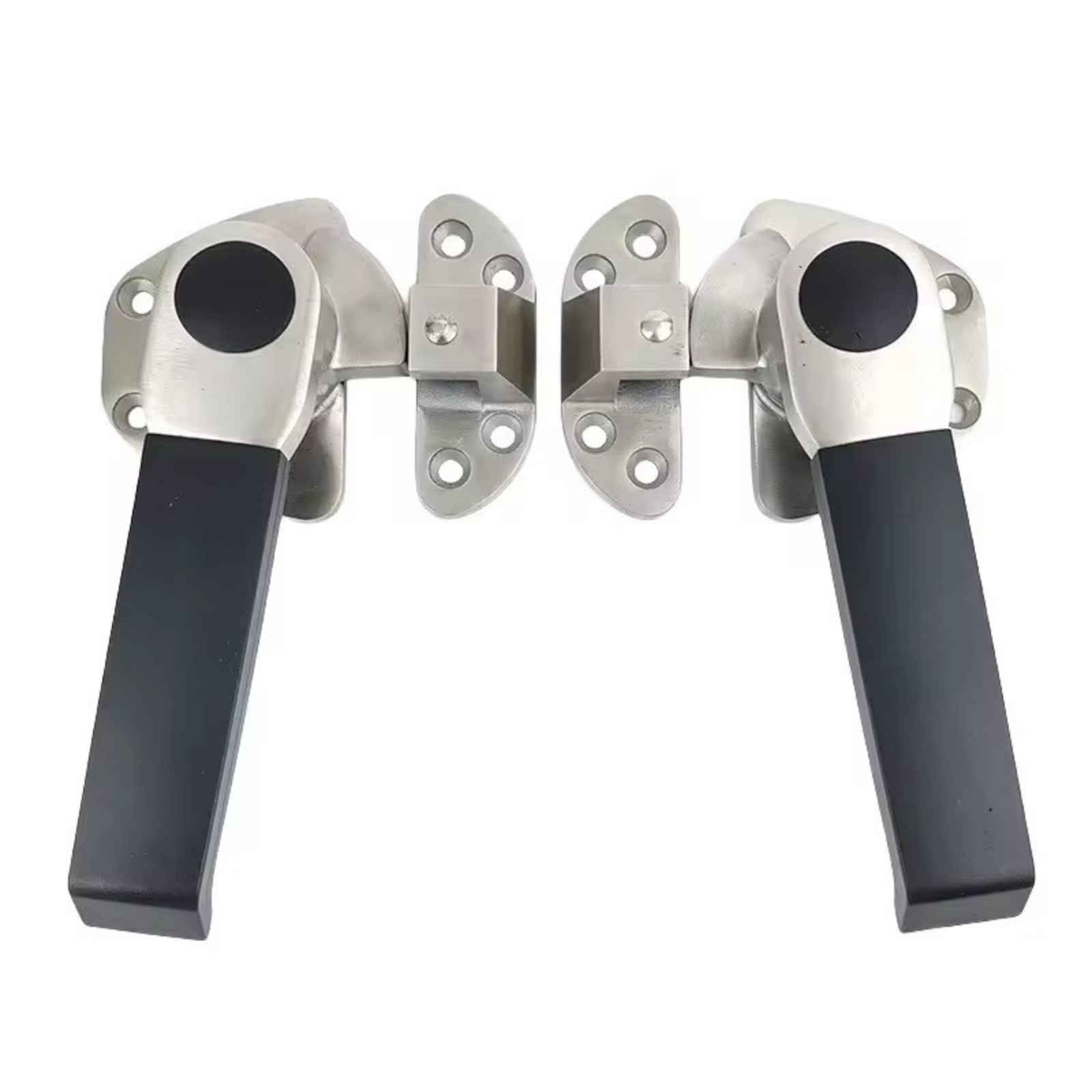 Stainless Steel Steam Box Door Handle Seafood Case Knob Oven Lock Cold Store Hinge Cabinet Pull Cookware Repair Part