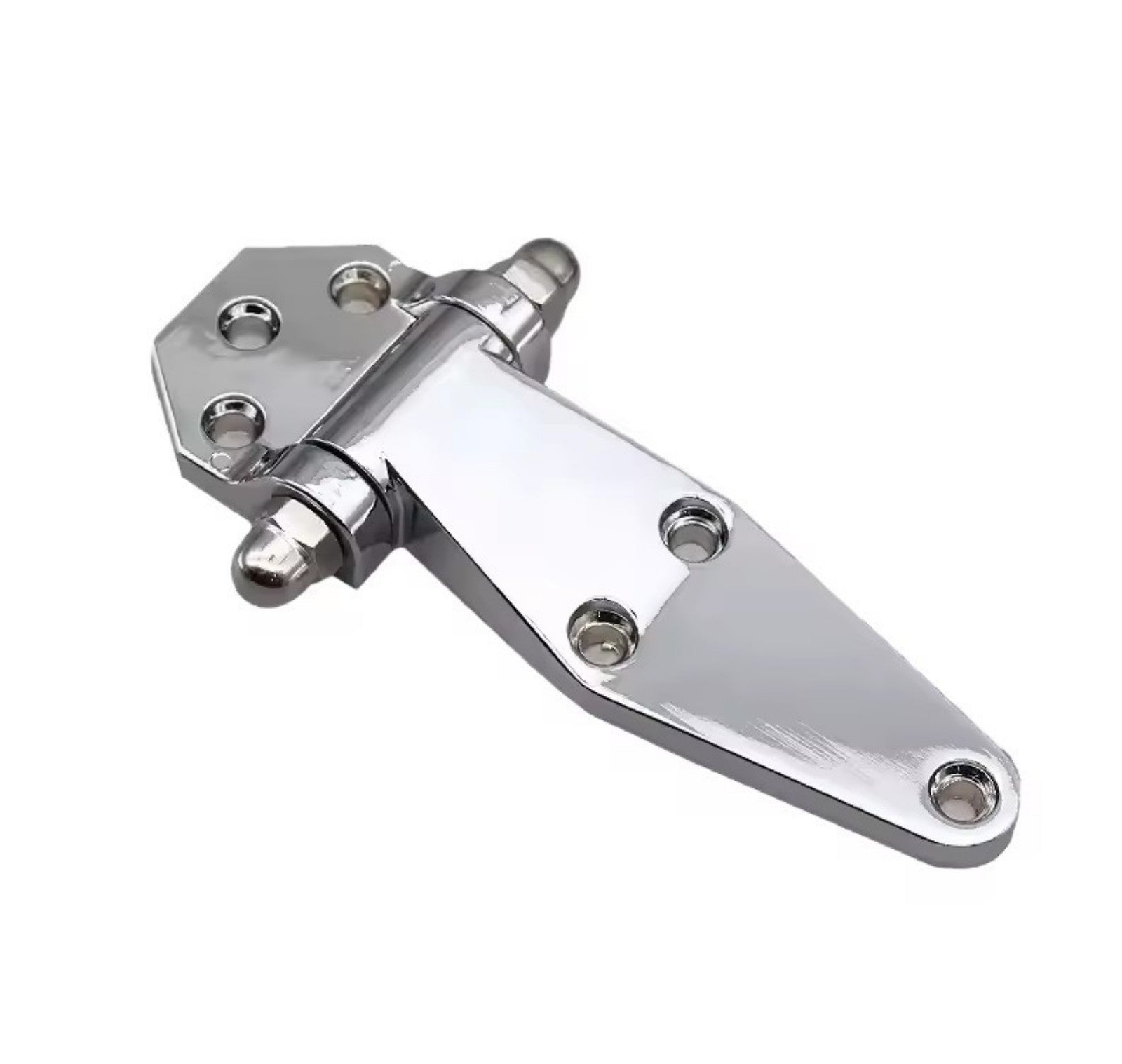 Stainless Steel 4'' Vintage Metal Galvanized Primitive Industrial Rustic Barn Farm Door Warehouse Flat Hinge Refrigerator