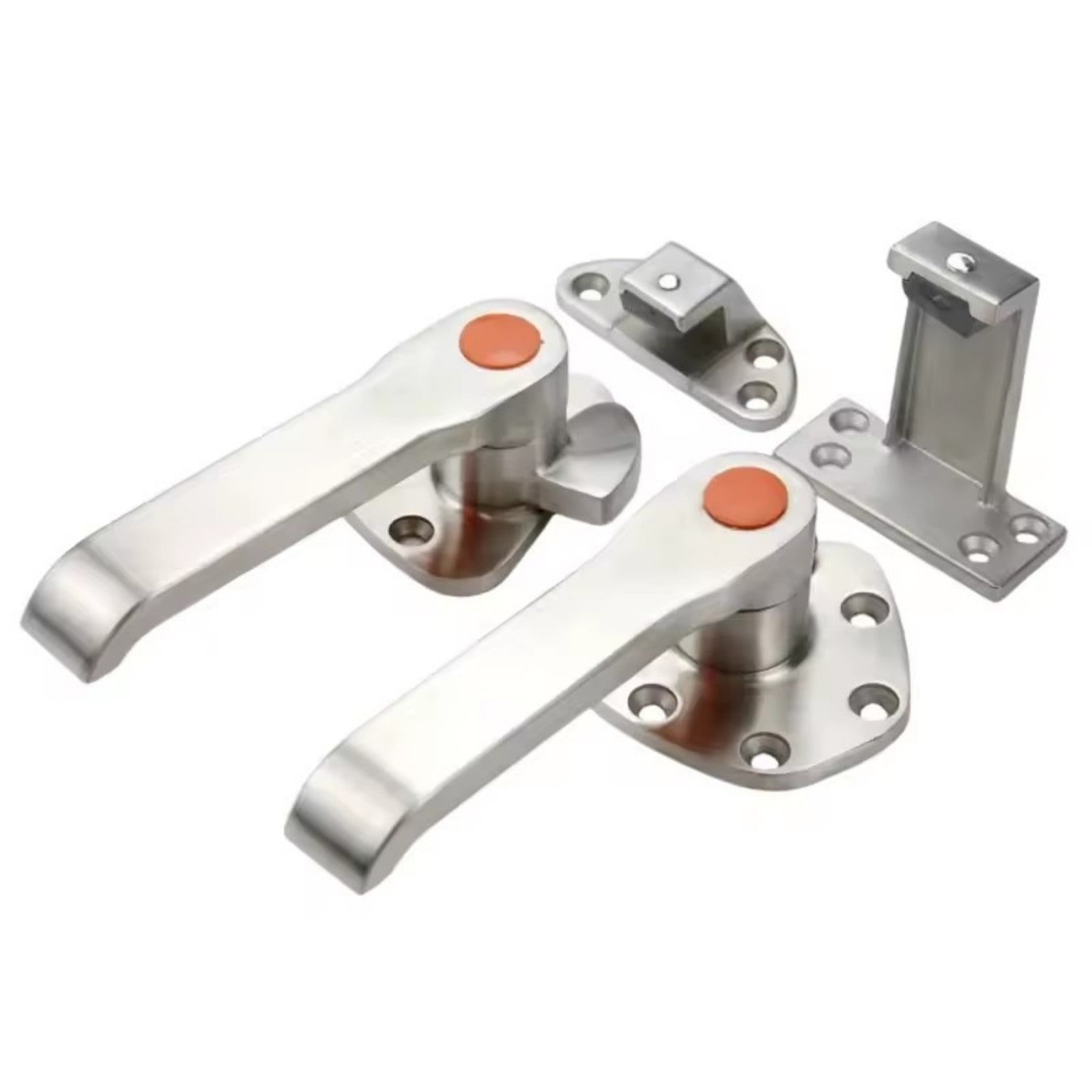 Stainless Steel Steam Box Door Handle Oven Knob Lock Cold Store Seafood Case Hinge Cabinet Pull Cookware Repair Part