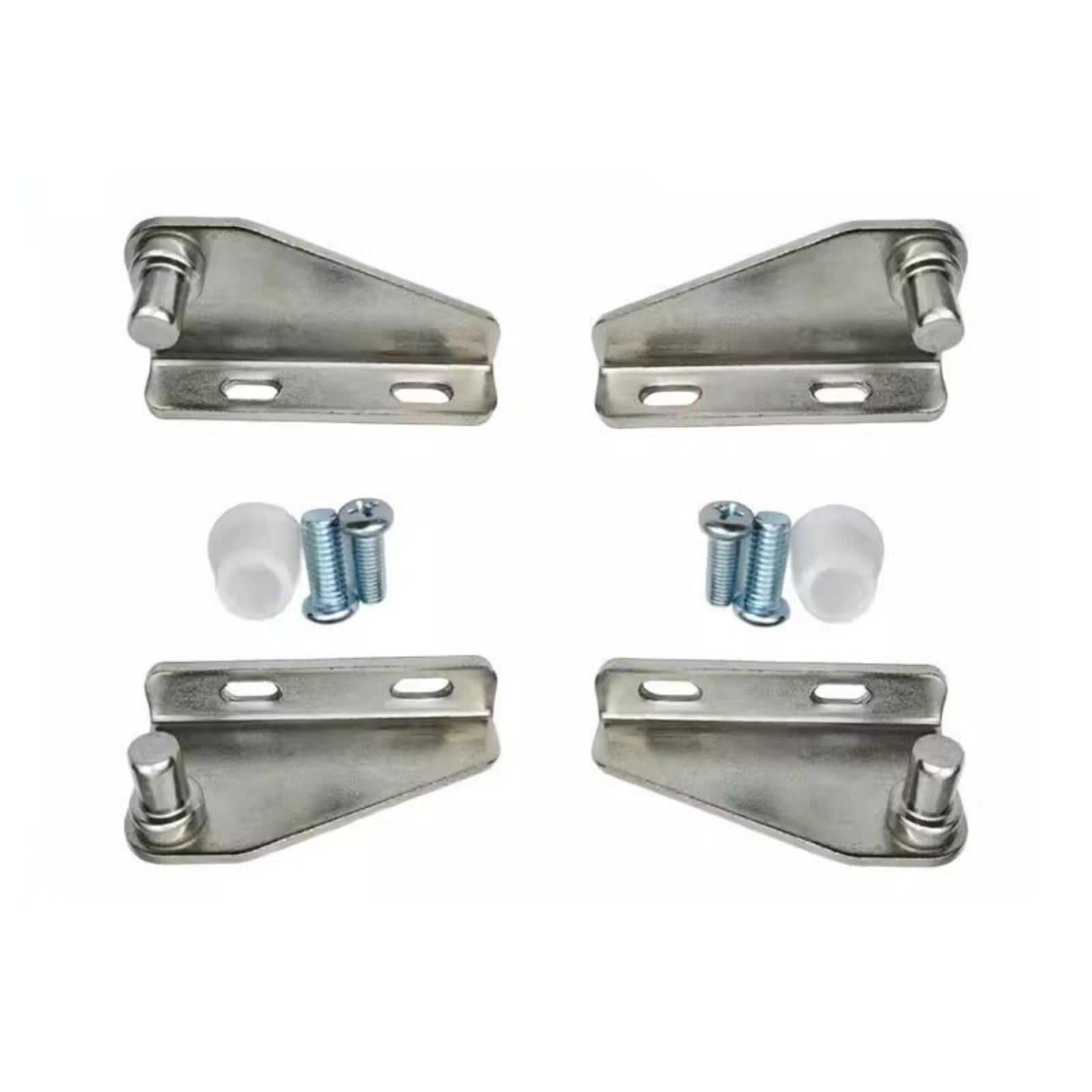 Automatic freezer door closer refrigerator door hinges