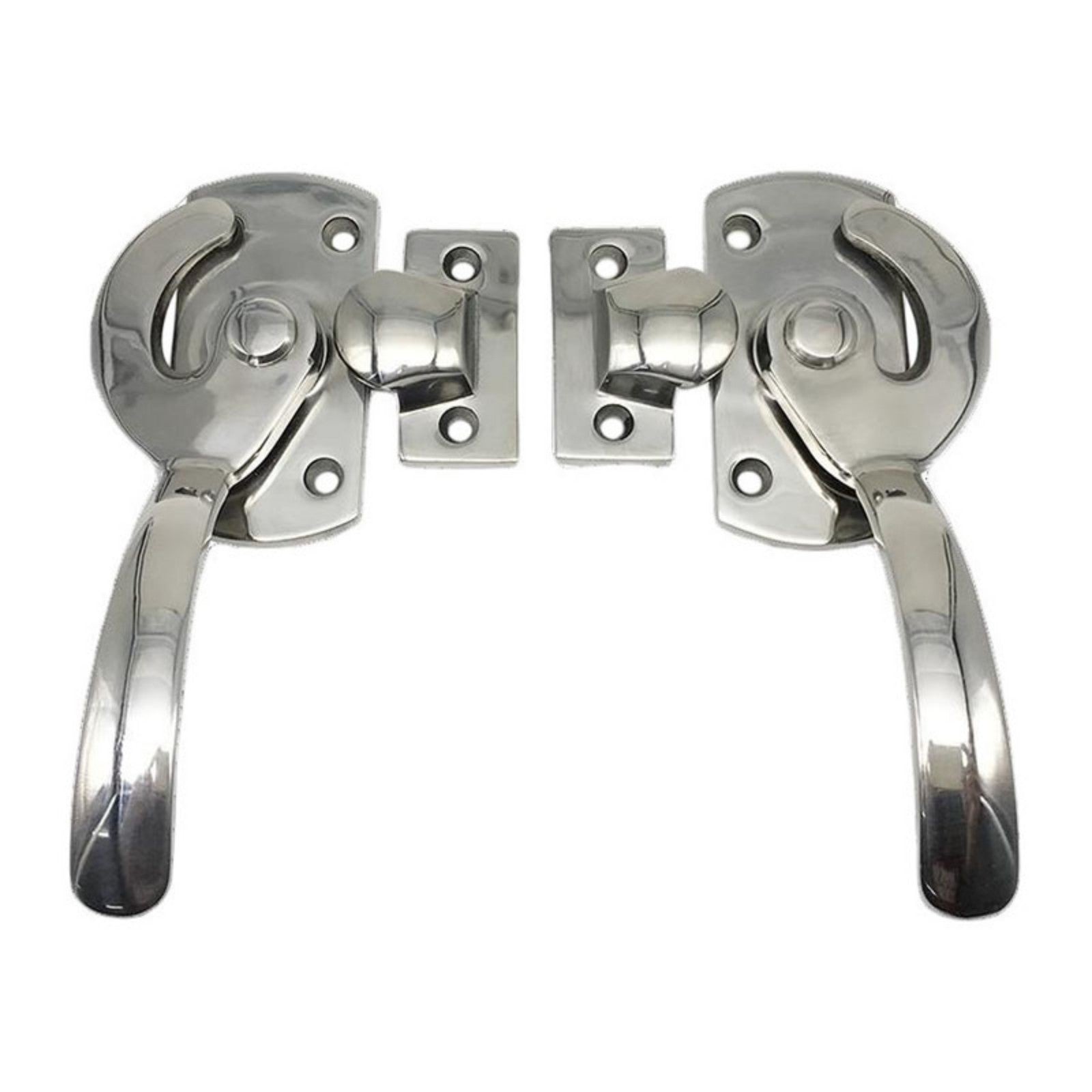 Electric Zinc Alloy Cabinet Door Lock Sealing Handle Mechanical Flat Pressure Kitchen Oven Door Latch for Home Improvement