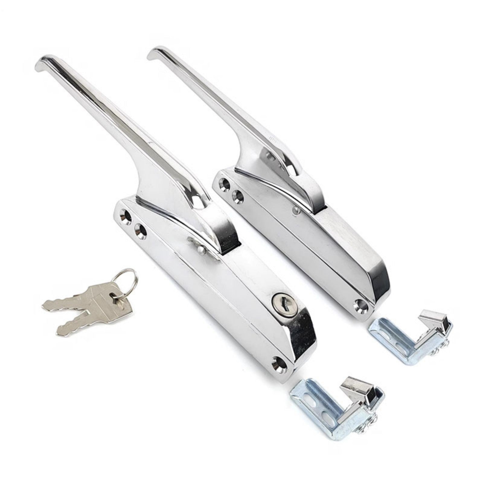 Side-Mounted Freezer Oven Door Handle Cold Storage Knob Lock Latch Hardware Pull Part Industrial