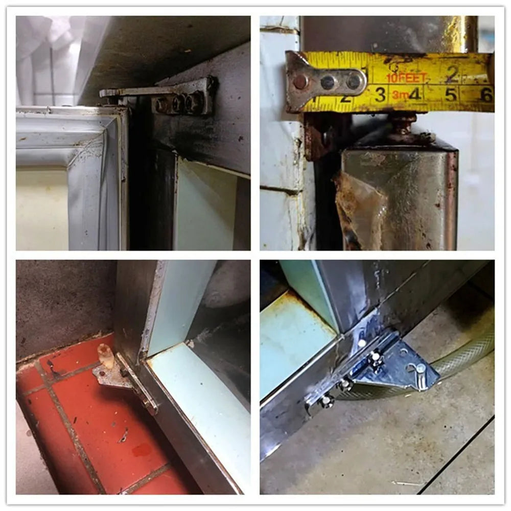 Wheelbase 35mm Refrigerator Hinge Commercial Kitchen Accessories Freezer Replacement Refrigerator Door Hinge Fridge Hinge Set