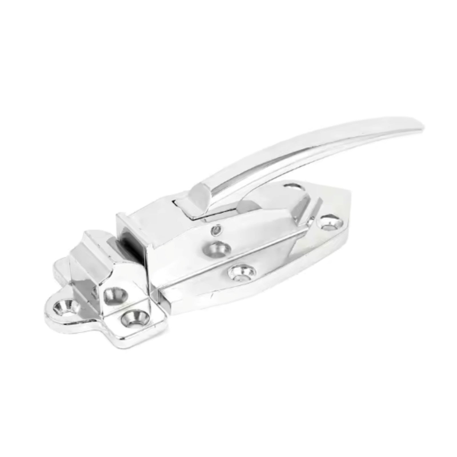 Zinc Alloy Door Handle Lock Spring Loaded Walk In Freezer Cooler Flush Door Latch Handle Freezer Door Latch Hinge Hardware